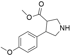 4-(4-Methoxyphenyl)pyrrolidine-3-methylcarboxylate